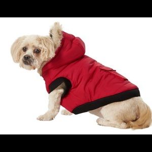 New Frisco Anchorage Insulated Dog & Cat Parka, red Medium